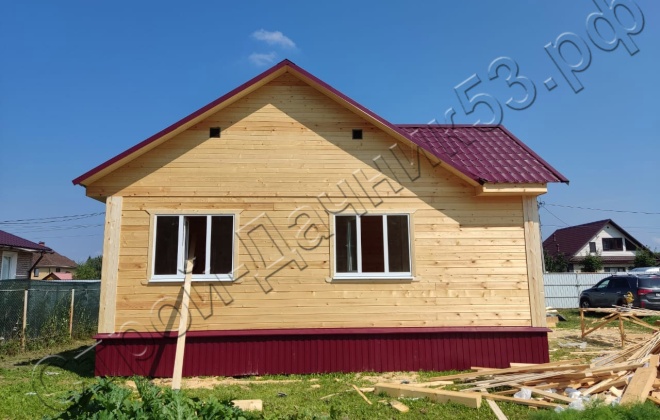 4 Брусовой дом  ОД-27, 11х8м, 85М², Московская область, Ступинский район, поселок Михнево (4)